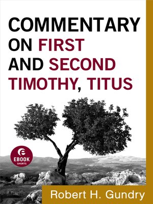 cover image of Commentary on First and Second Timothy, Titus